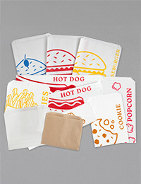 broadway industries sage packaging food safe ogr grease resistant bags